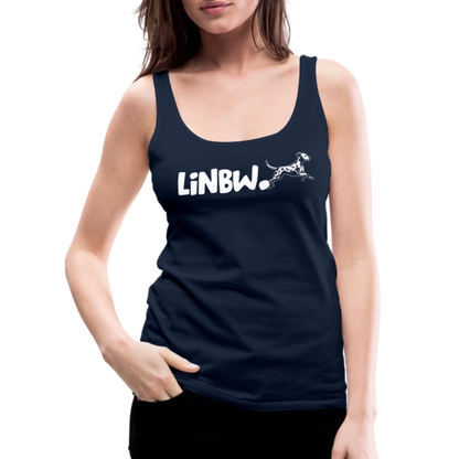 LiNBW. Frauen Tank-Top Life is not just black and white - Navy