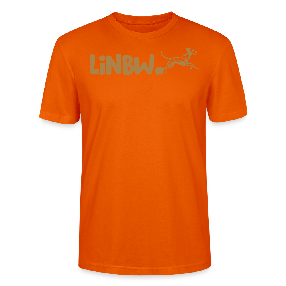 LiNBW. Männer T-Shirt Life is not just black and white - Tieforange