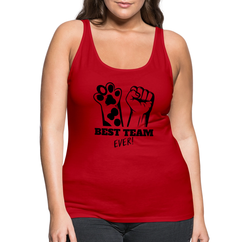 LiNBW. Frauen Tank-Top Best Team Ever - Rot