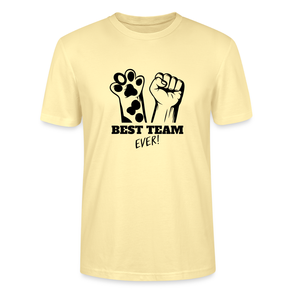 LiNBW. Männer T-Shirt Best Team Ever - Creme