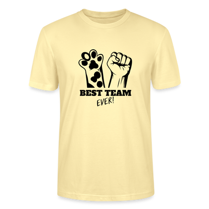 LiNBW. Männer T-Shirt Best Team Ever - Creme