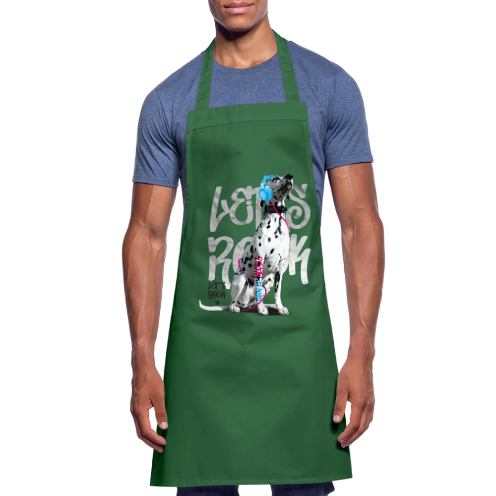 Kochschürze „Let’s Rock“ – Für Dalmatiner-Fans mit Rhythmus im Blut - Grün