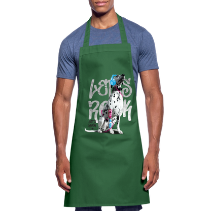 Kochschürze „Let’s Rock“ – Für Dalmatiner-Fans mit Rhythmus im Blut - Grün