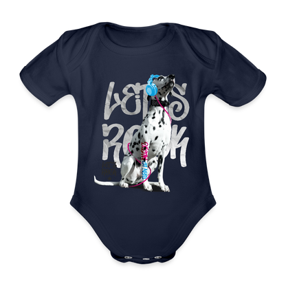 LiNBW. Body Kurzarm Dalmatiner Let's Rock - Dunkelnavy