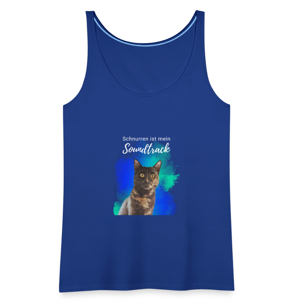 LiNBW. Frauen Tank-Top Schnurren ist mein Soundtrack - Königsblau