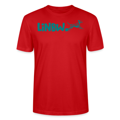 LiNBW. Männer T-Shirt Life is not just black and white - Rot