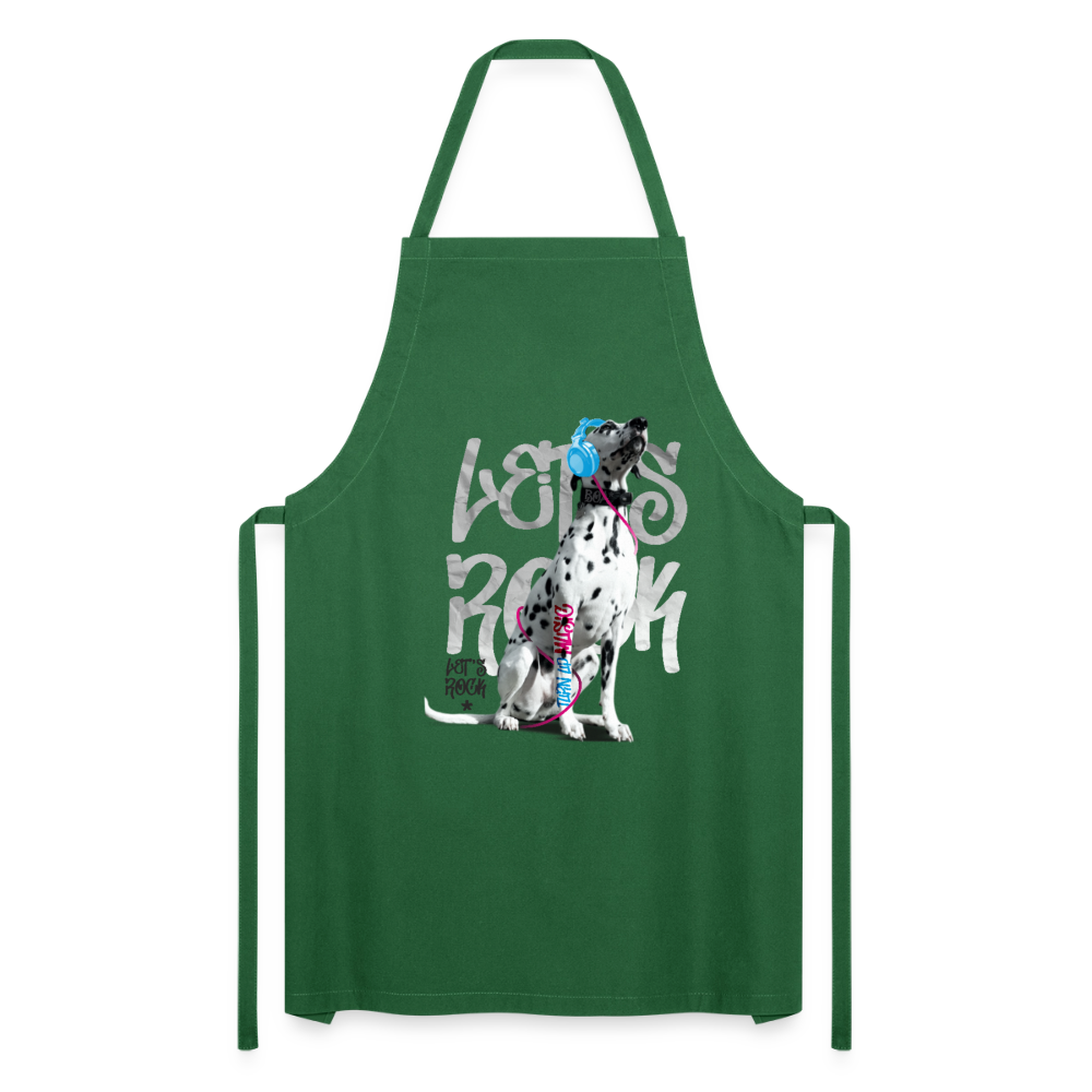 Kochschürze „Let’s Rock“ – Für Dalmatiner-Fans mit Rhythmus im Blut - Grün