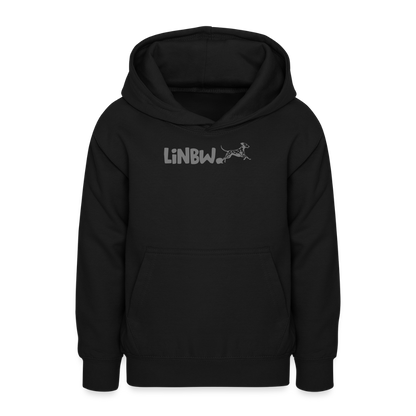 LiNBW. Teenager Hoodie Life is not just black and white - Schwarz