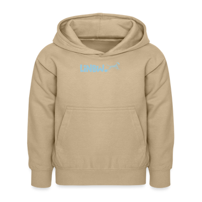 LiNBW. Kinder Hoodie Life is not just black and white - Sand