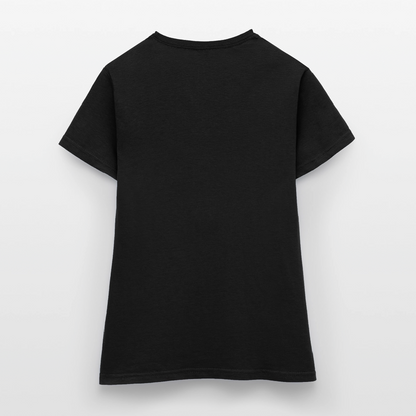 LiNBW. Frauen T-Shirt Schnurren ist mein Soundtrack - Schwarz