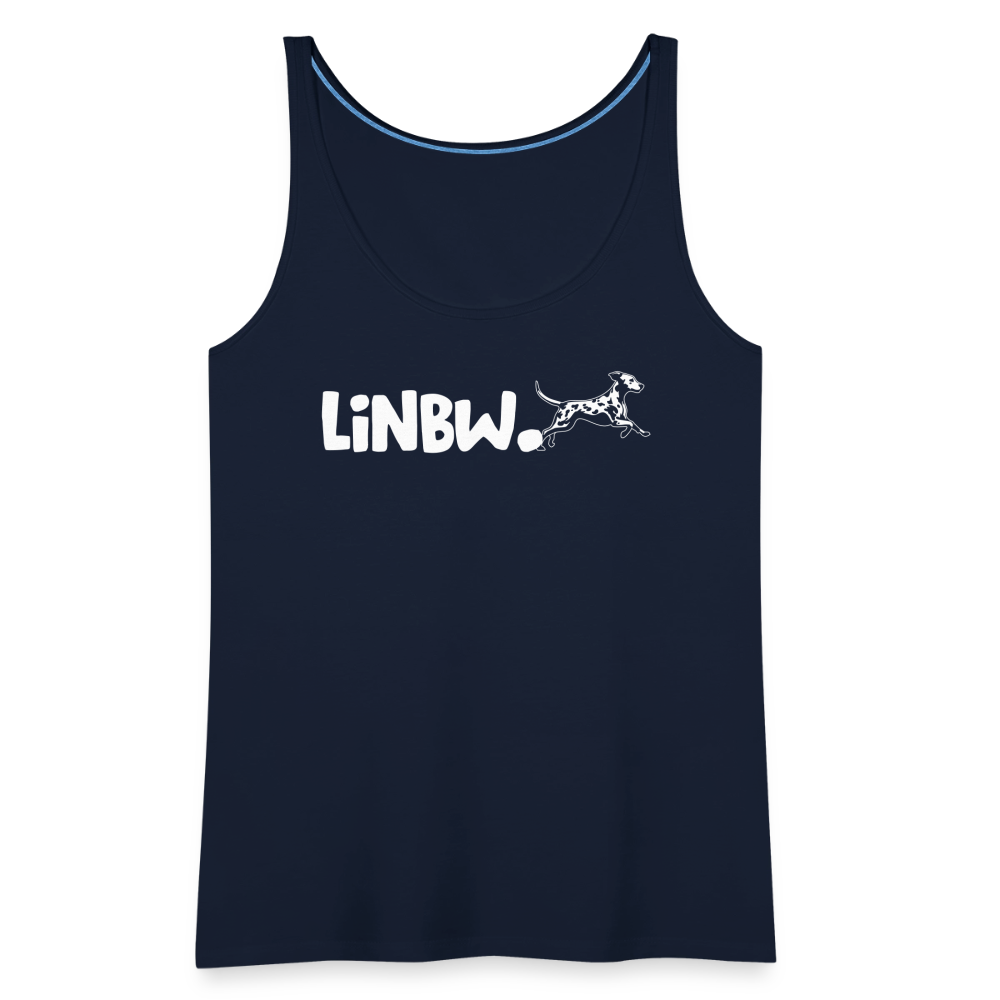LiNBW. Frauen Tank-Top Life is not just black and white - Navy