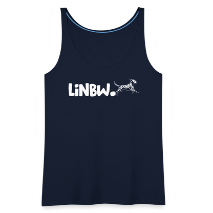 LiNBW. Frauen Tank-Top Life is not just black and white - Navy