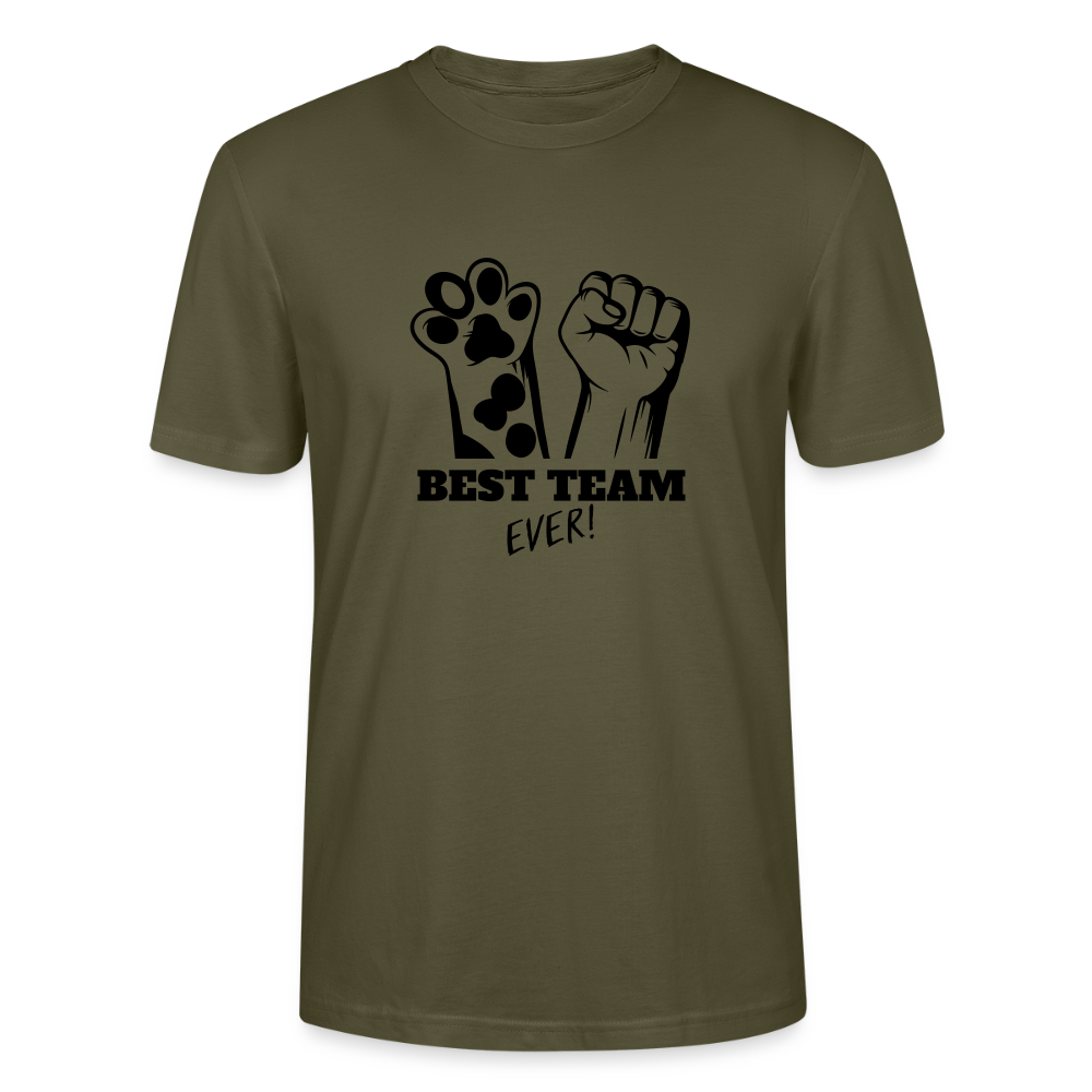 LiNBW. Männer T-Shirt Best Team Ever - Khaki