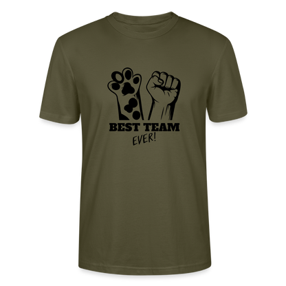 LiNBW. Männer T-Shirt Best Team Ever - Khaki