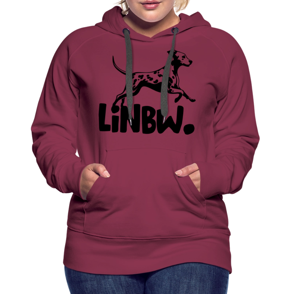 LiNBW. Frauen Hoodie - Bordeaux