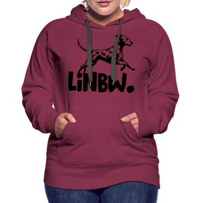 LiNBW. Frauen Hoodie - Bordeaux