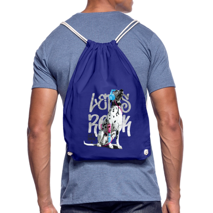 LiNBW. Turnbeutel Dalmatiner Let´s Rock - Königsblau