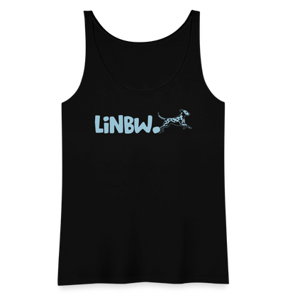 LiNBW. Frauen Tank-Top Life is not just black and white - Schwarz