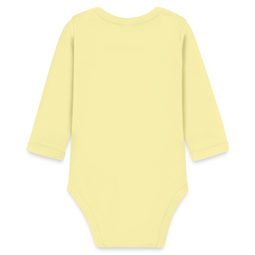 Baby-Body „Life is not just black and white“ – Statement mit Haltung - Hellgelb