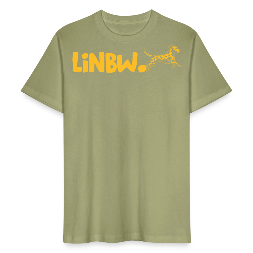 LiNBW. Männer T-Shirt Life is not just black and white - Nebelgrün