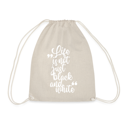 LiNBW. Turnbeutel Life is not just black and white - Natur