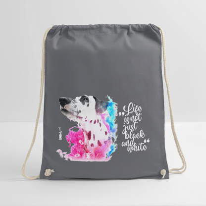 LiNBW. Turnbeutel Dalmatiner Life is not just black and white - Grau