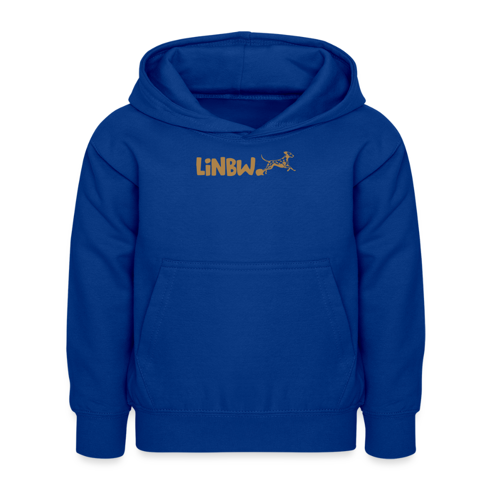 LiNBW. Kinder Hoodie Life is not just black and white - Royalblau