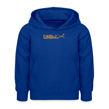 LiNBW. Kinder Hoodie Life is not just black and white - Royalblau