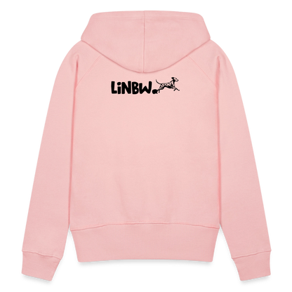 LiNBW. Frauen Hoodie Life is not just black and white - Kristallrosa