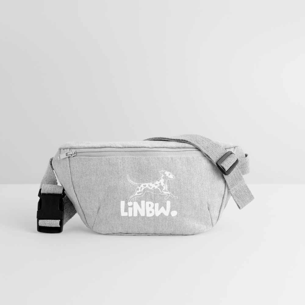 LiNBW. Recycelte Gürteltasche - Grau meliert