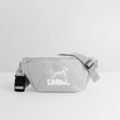LiNBW. Recycelte Gürteltasche - Grau meliert
