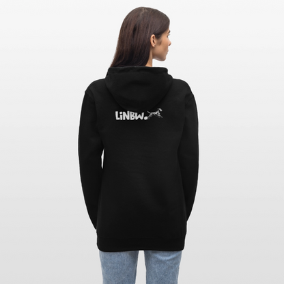 LiNBW. Männer & Frauen Hoodie Life is not just black and white - Schwarz