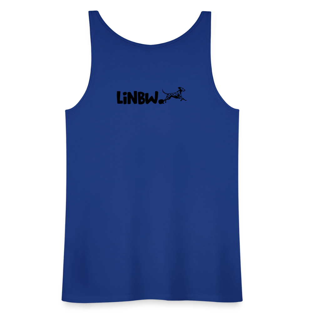 LiNBW. Frauen Tank-Top Life is not just black and white - Königsblau