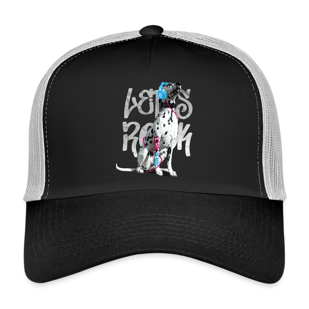 LiNBW. Cap Dalmatiner Let's Rock - Schwarz/Steingrau