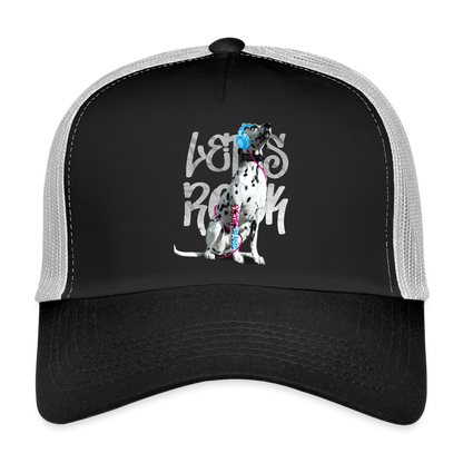 LiNBW. Cap Dalmatiner Let's Rock - Schwarz/Steingrau