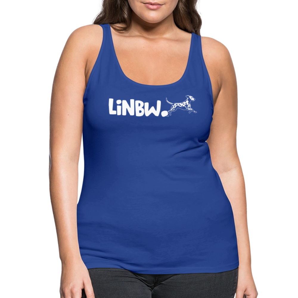 LiNBW. Frauen Tank-Top Life is not just black and white - Königsblau