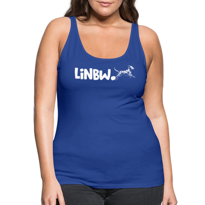 LiNBW. Frauen Tank-Top Life is not just black and white - Königsblau