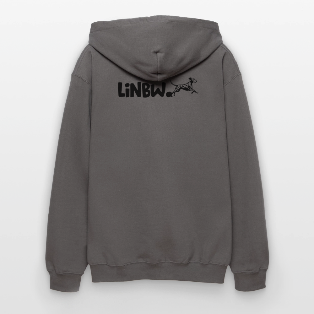 LiNBW. Männer & Frauen Hoodie Life is not just black and white - Dunkelgrau