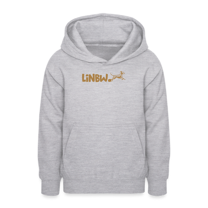 LiNBW. Teenager Hoodie Life is not just black and white - Hellgrau meliert