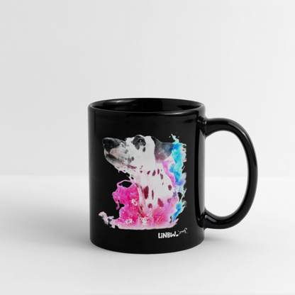 LiNBW. Keramiktasse Dalmatiner Life is not just black and white - Schwarz