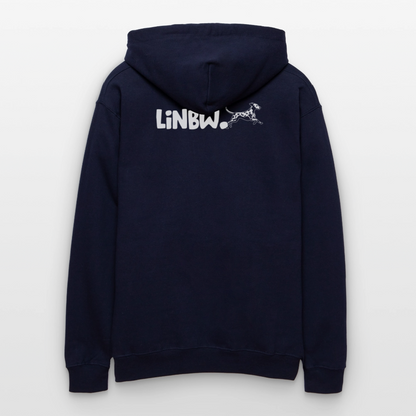 LiNBW. Männer & Frauen Hoodie Life is not just black and white - Navy