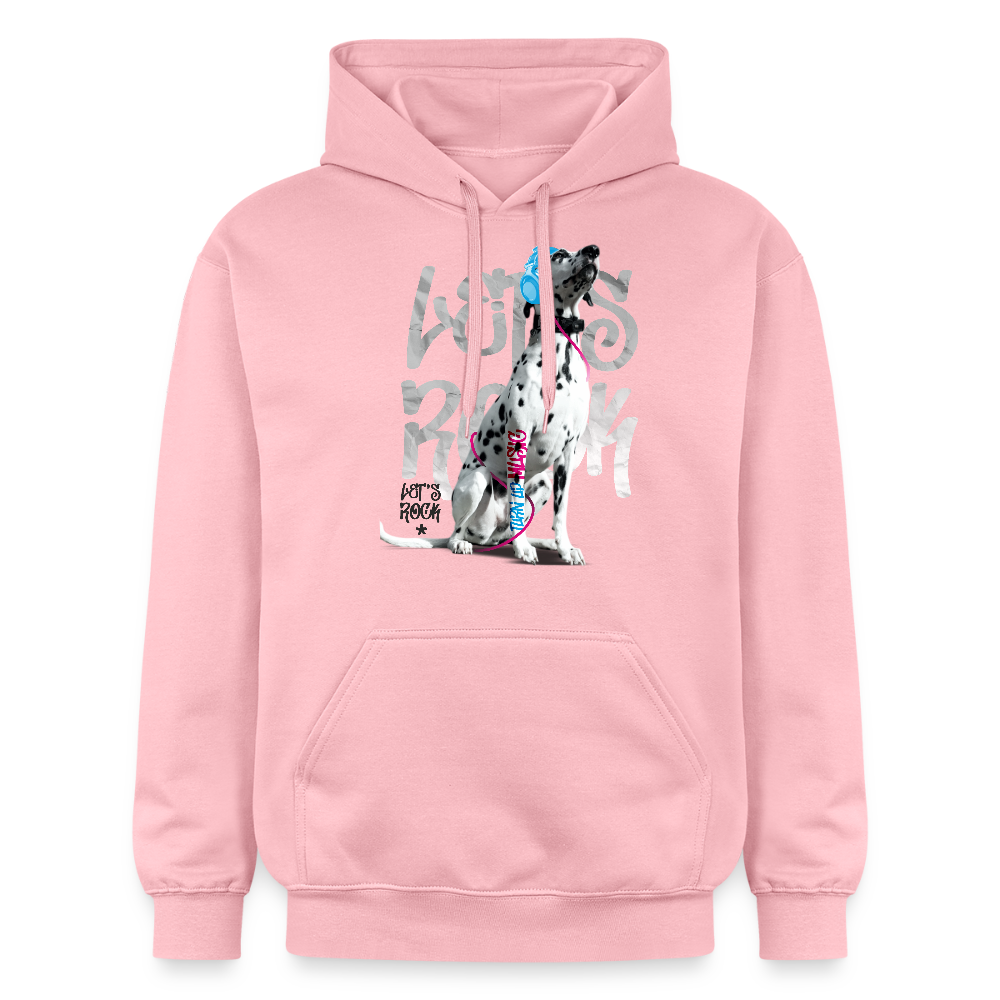 LiNBW. Männer & Frauen Hoodie Dalmatiner Let's Rock - Hellrosa