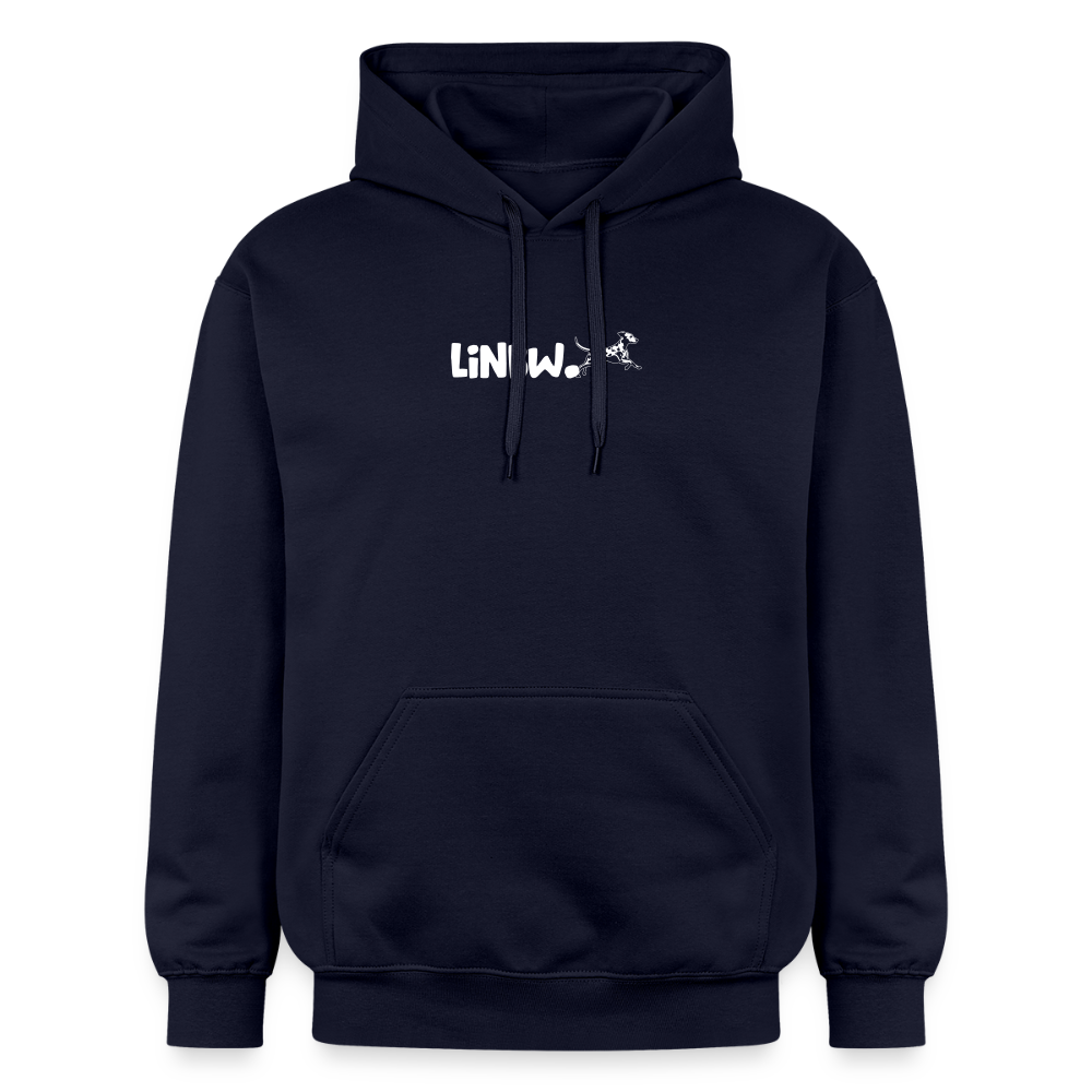 LiNBW. Männer & Frauen Hoodie Life is not just black and white - Navy