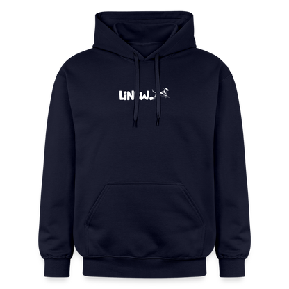 LiNBW. Männer & Frauen Hoodie Life is not just black and white - Navy