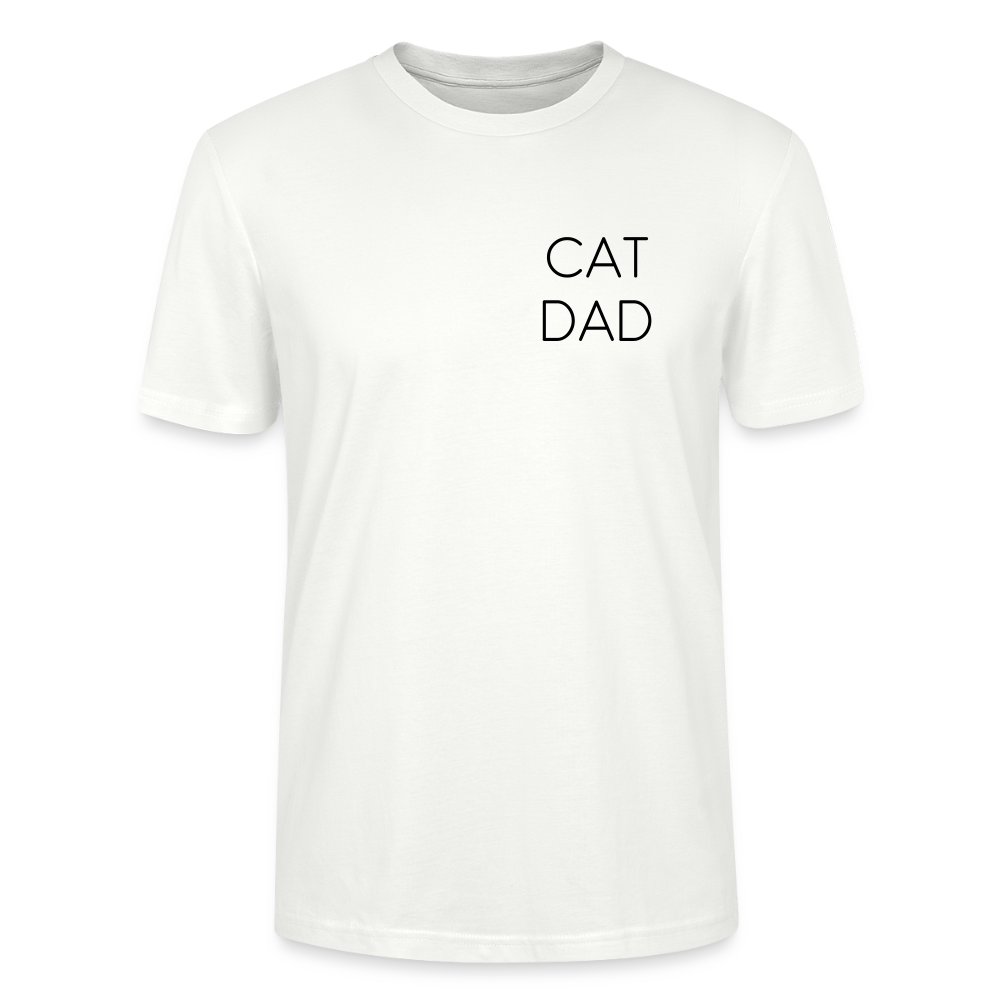 LiNBW. Männer T-Shirt Stolzes Personal einer Katze - Weiß