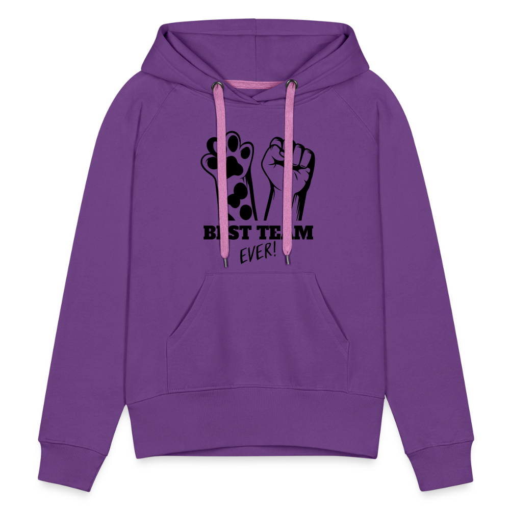 LiNBW.  Frauen Hoodie Best Team Ever - Purple