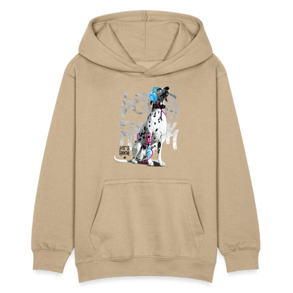 LiNBW. Teenager Hoodie Dalmatiner Let's Rock - Sand