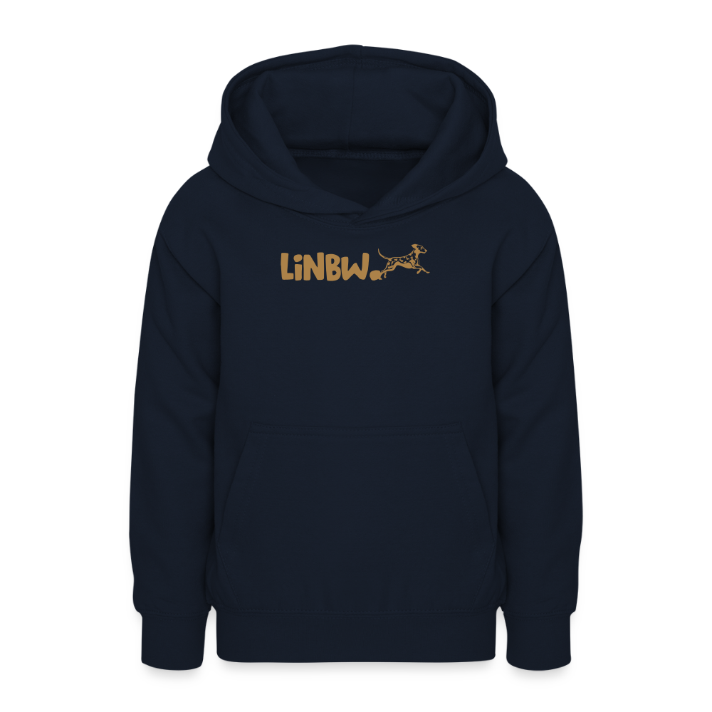 LiNBW. Teenager Hoodie Life is not just black and white - Navy