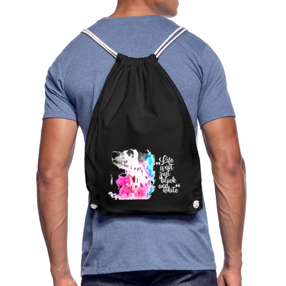 LiNBW. Turnbeutel Dalmatiner Life is not just black and white - Schwarz