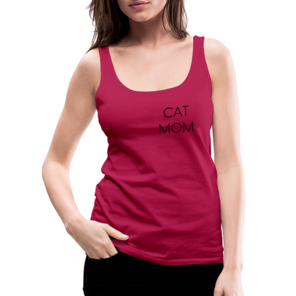 LiNBW. Frauen Tank-Top Stolzes Personal einer Katze - dunkles Pink